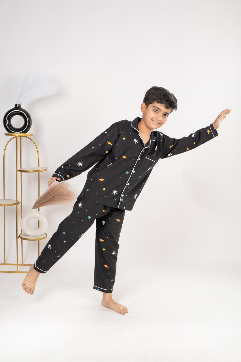 Winter Children's Pajamas Fleece Girls' Home Clothing Set-Children  Nightdress